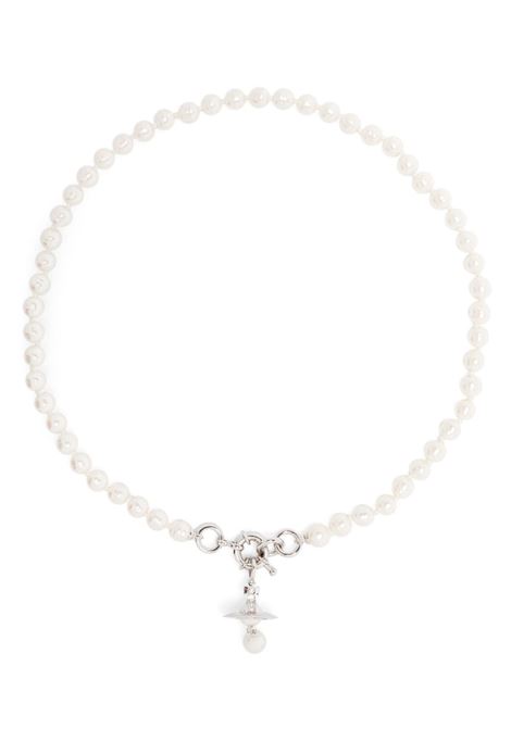 White Aleksa necklace Vivienne Westwood - women VIVIENNE WESTWOOD | 6301013C02P543